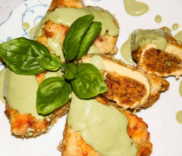 Chicken with Basil Sauce